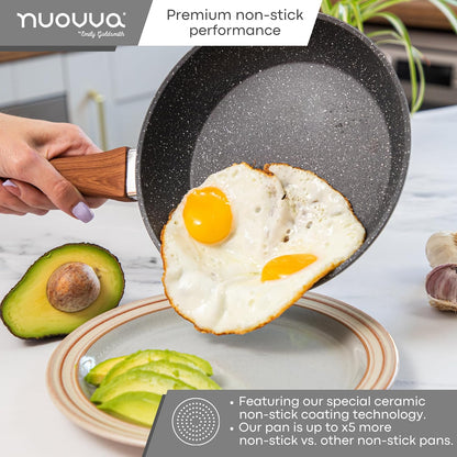 35-Piece Non-Stick Cookware & Kitchen Knife Set, Nuovva