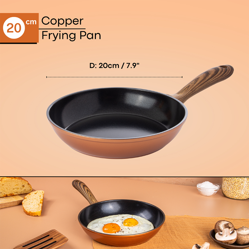 Induction Non-Stick Frying Pan (18cm, 20cm & 26cm), Nuovva