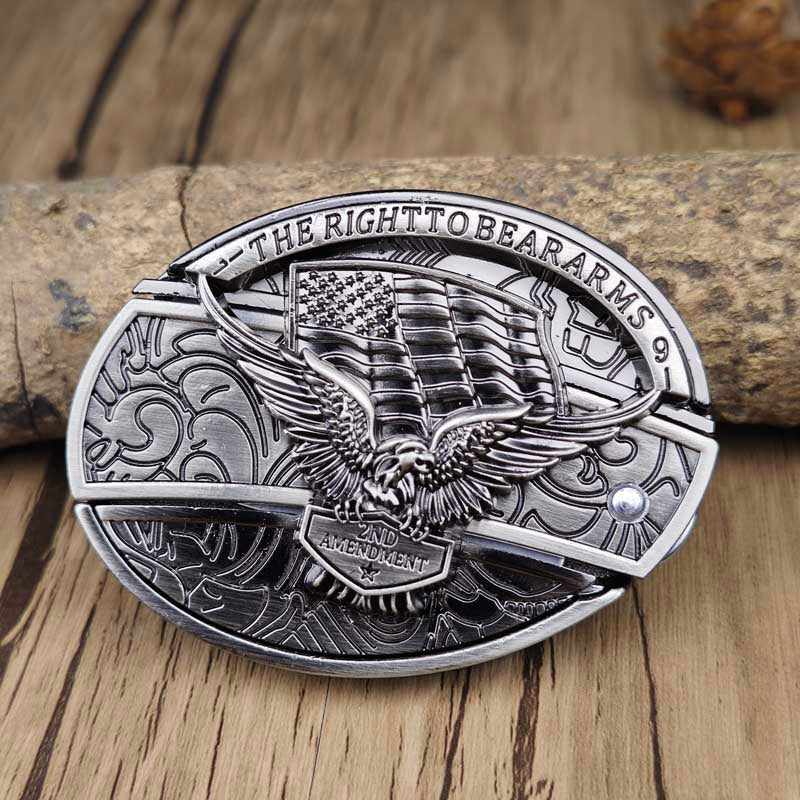 Essantials | Metal Oval Cowboys Belt Buckle