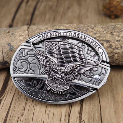 Essantials | Metal Oval Cowboys Belt Buckle