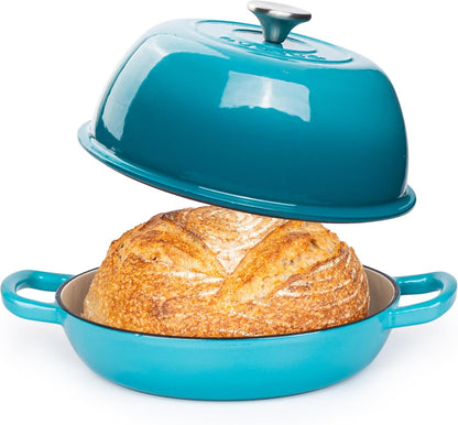 Enamelled Cast Iron Dutch Oven Bread Pot, Nuovva