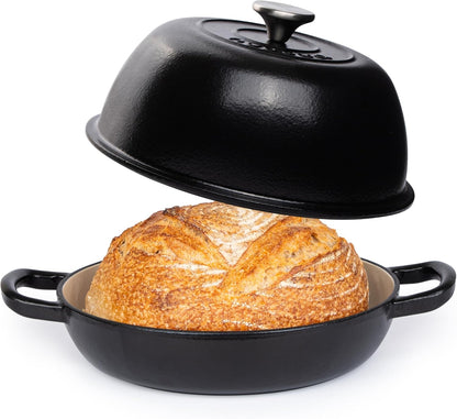 Enamelled Cast Iron Dutch Oven Bread Pot, Nuovva