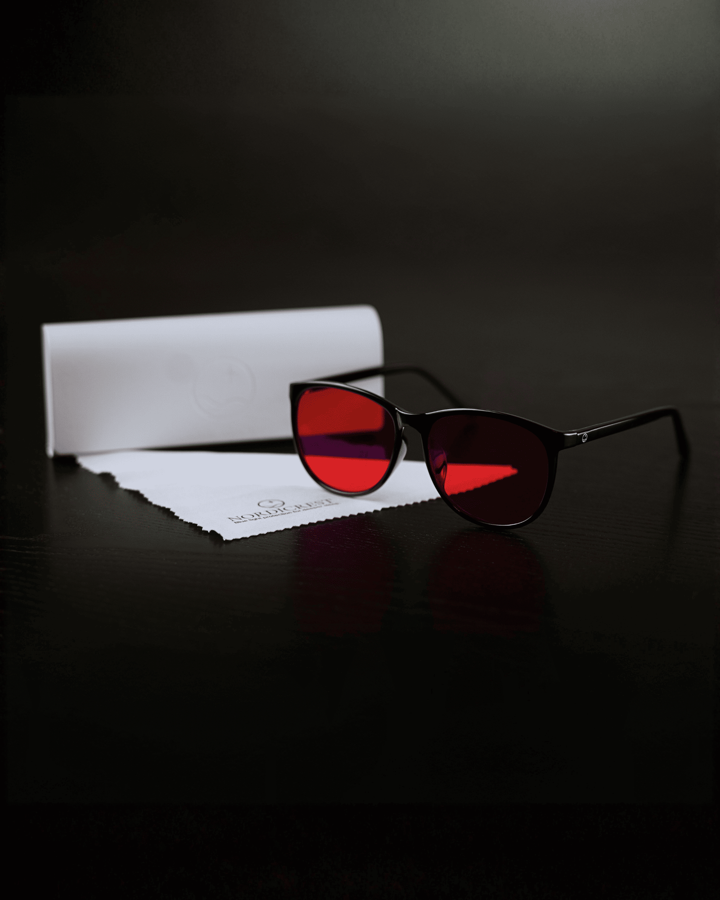 Nordic XL Black Frame Blue Light Glasses