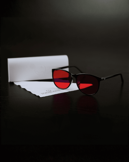 Nordic XL Black Frame Blue Light Glasses