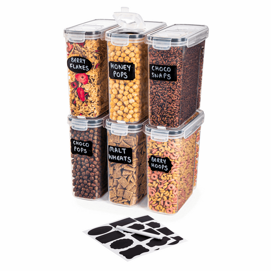 6-Piece Airtight Food Storage Container Set, Nuovva