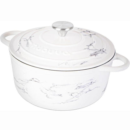 Enamelled Cast Iron Dutch Oven Casserole Pot (22cm, 24cm, 28cm & 30cm), Nuovva