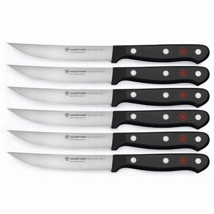 Wüsthof Gourmet 6-Piece Steak Knife Set - 12cm (WU9728)
