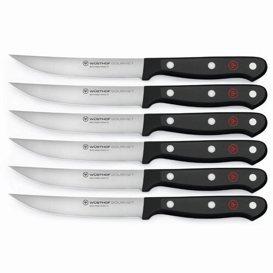Wüsthof Gourmet 6-Piece Steak Knife Set - 12cm (WU9728)