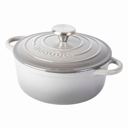 Enamelled Cast Iron Dutch Oven Casserole Pot (22cm, 24cm, 28cm & 30cm), Nuovva