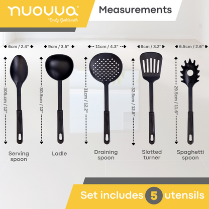 Kitchen Cookware Set of 5, 8, 15 & 35pcs with Lids - Multiple Colours