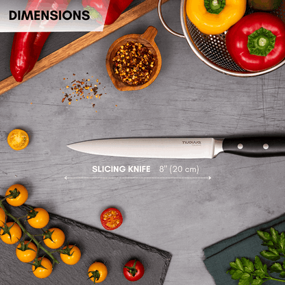 8-Inch Stainless Steel Slicing Filleting Knife, Nuovva
