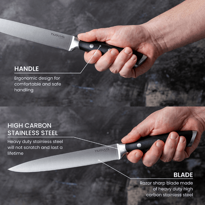 8-Inch Stainless Steel Slicing Filleting Knife, Nuovva