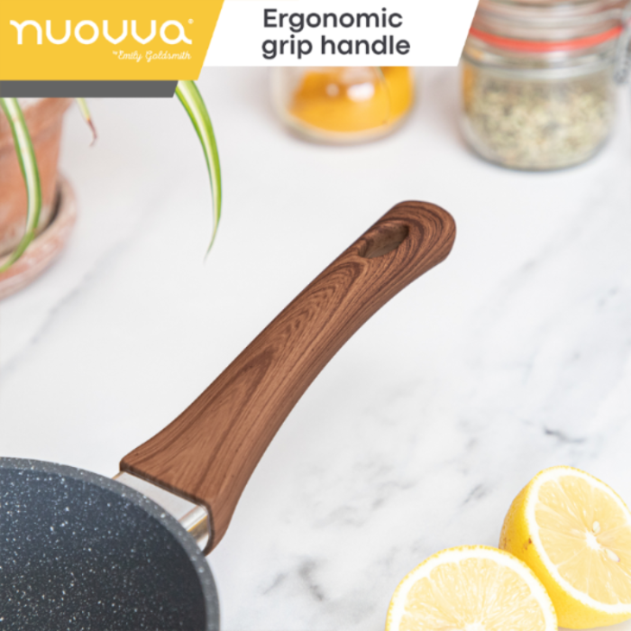 15-Piece Non-Stick Kitchen Cookware Set with Lids , Nuovva