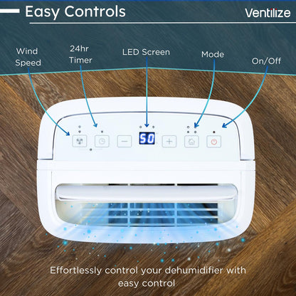 Portable Smart Home Dehumidifier- 10L & 20L (Multiple Variations) by Ventilize