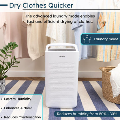 Portable Smart Home Dehumidifier- 10L & 20L (Multiple Variations) by Ventilize