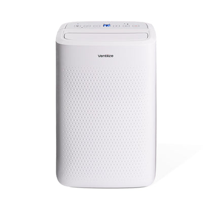 Portable Home Dehumidifier with Carbon Filter & Smart LCD Control - 20L, by Ventilize