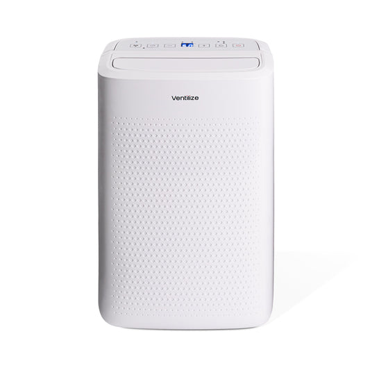 Portable Home Dehumidifier with Carbon Filter & Smart LCD Control - 20L, by Ventilize