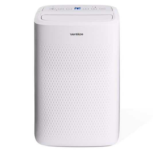 Portable Home Dehumidifier with Touch Display - 10L, by Ventilize