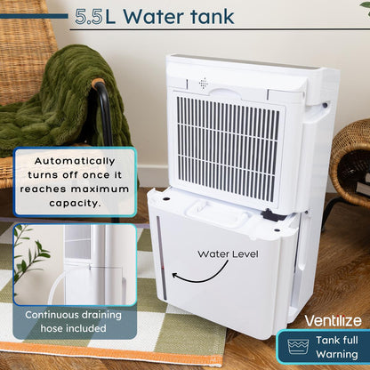 Portable Smart Home Dehumidifier- 10L & 20L (Multiple Variations) by Ventilize