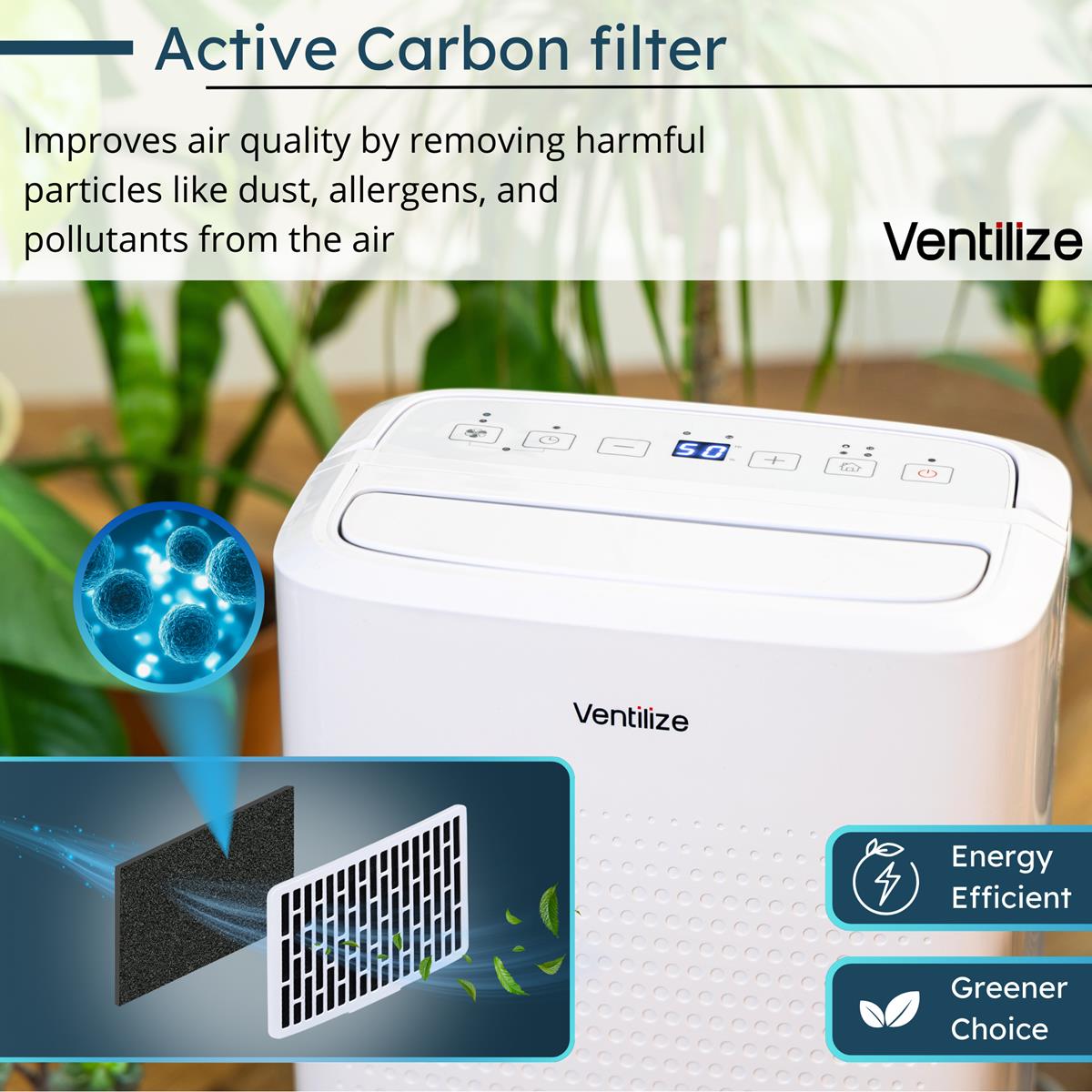Portable Smart Home Dehumidifier- 10L & 20L (Multiple Variations) by Ventilize
