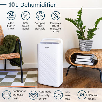 Portable Smart Home Dehumidifier- 10L & 20L (Multiple Variations) by Ventilize