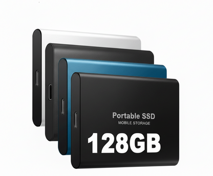 Portable SSD External Drive with High-Speed Data Transfer and Compact Design