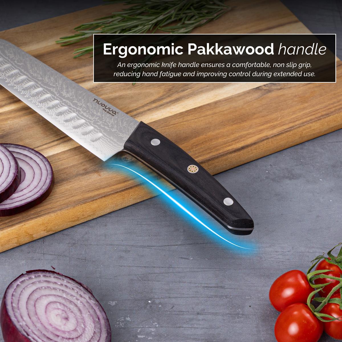 67-Layer Japanese Style Santoku Knife, Nuovva