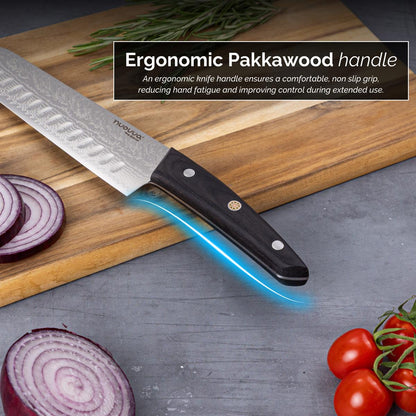 67-Layer Japanese Style Santoku Knife, Nuovva