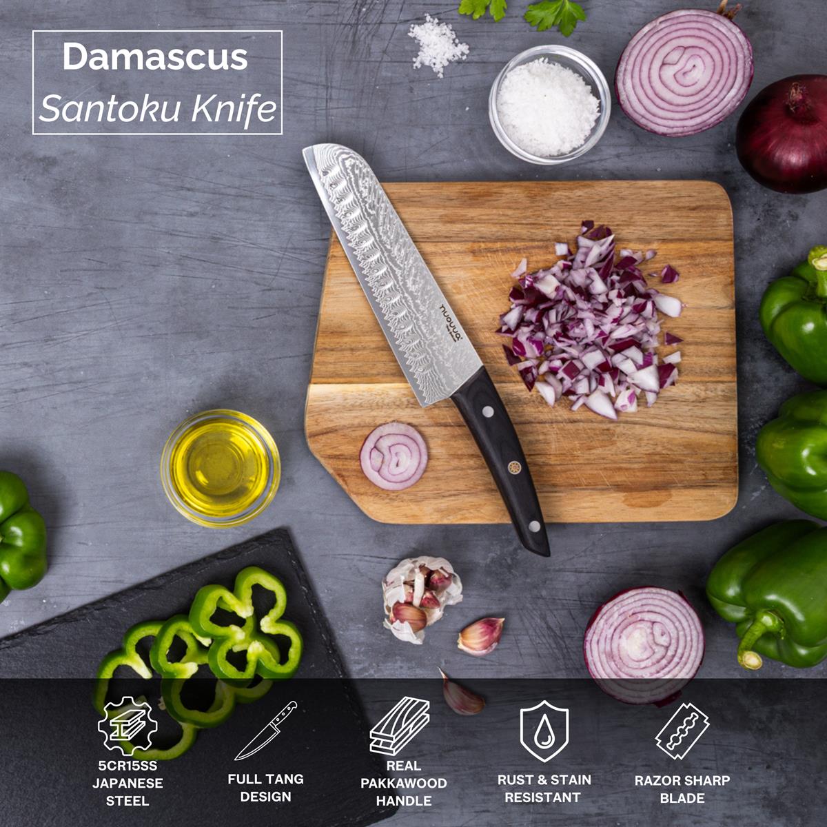 67-Layer Japanese Style Santoku Knife, Nuovva