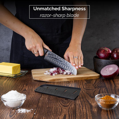 67-Layer Japanese Style Santoku Knife, Nuovva