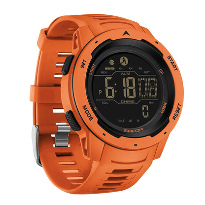 Essantials | Waterproof Military Pedometer Digital Watch