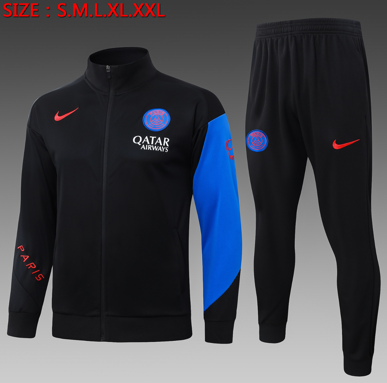 PSG 2026/2027 Black Tracksuit