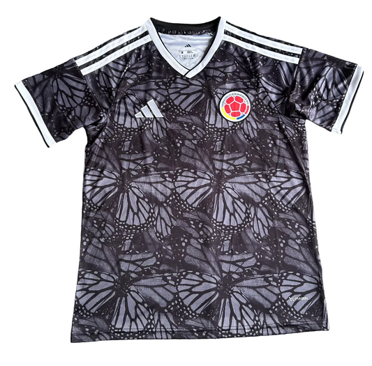 Colombia 2026 black butterfly jersey