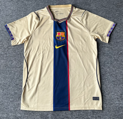 FC BARCELONA 2026/2027 RETRO INPIRED JERSEY ( BEIGE)