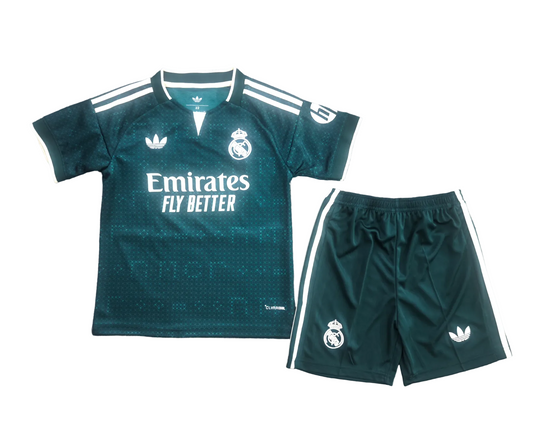 Real Madrid grøn børnetrøje 2026/2027