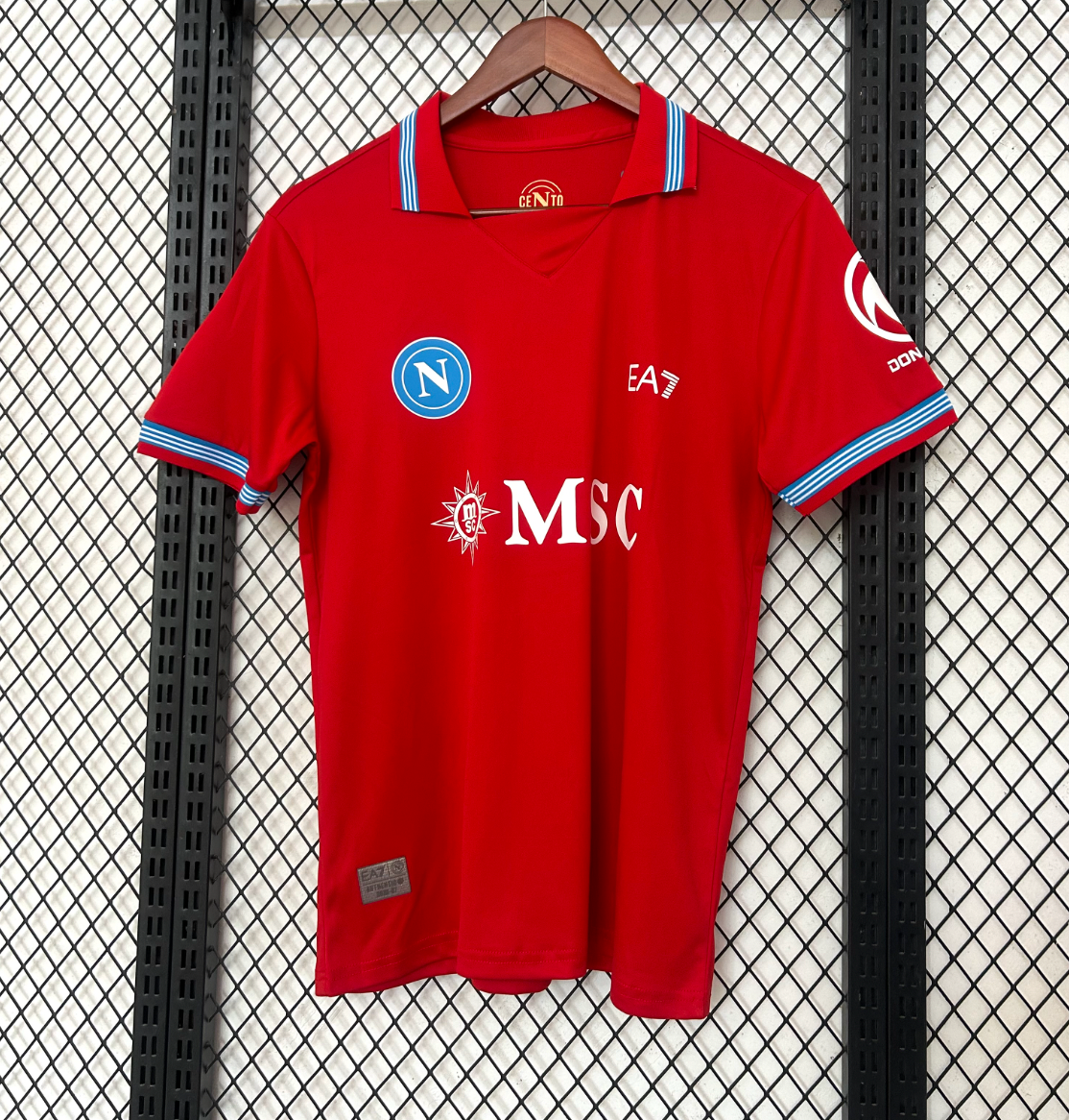 Napoli Third Kit Red Jersey 2026/2027