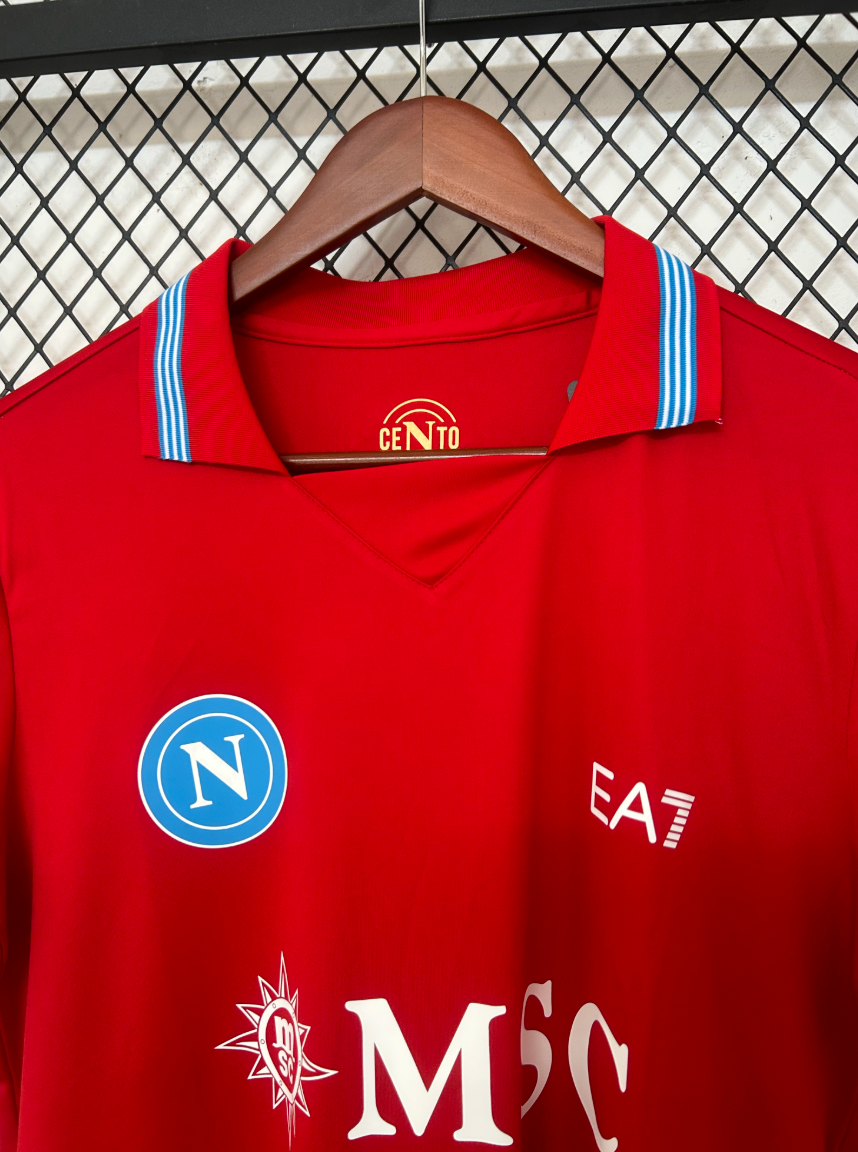 Napoli Third Kit Red Jersey 2026/2027