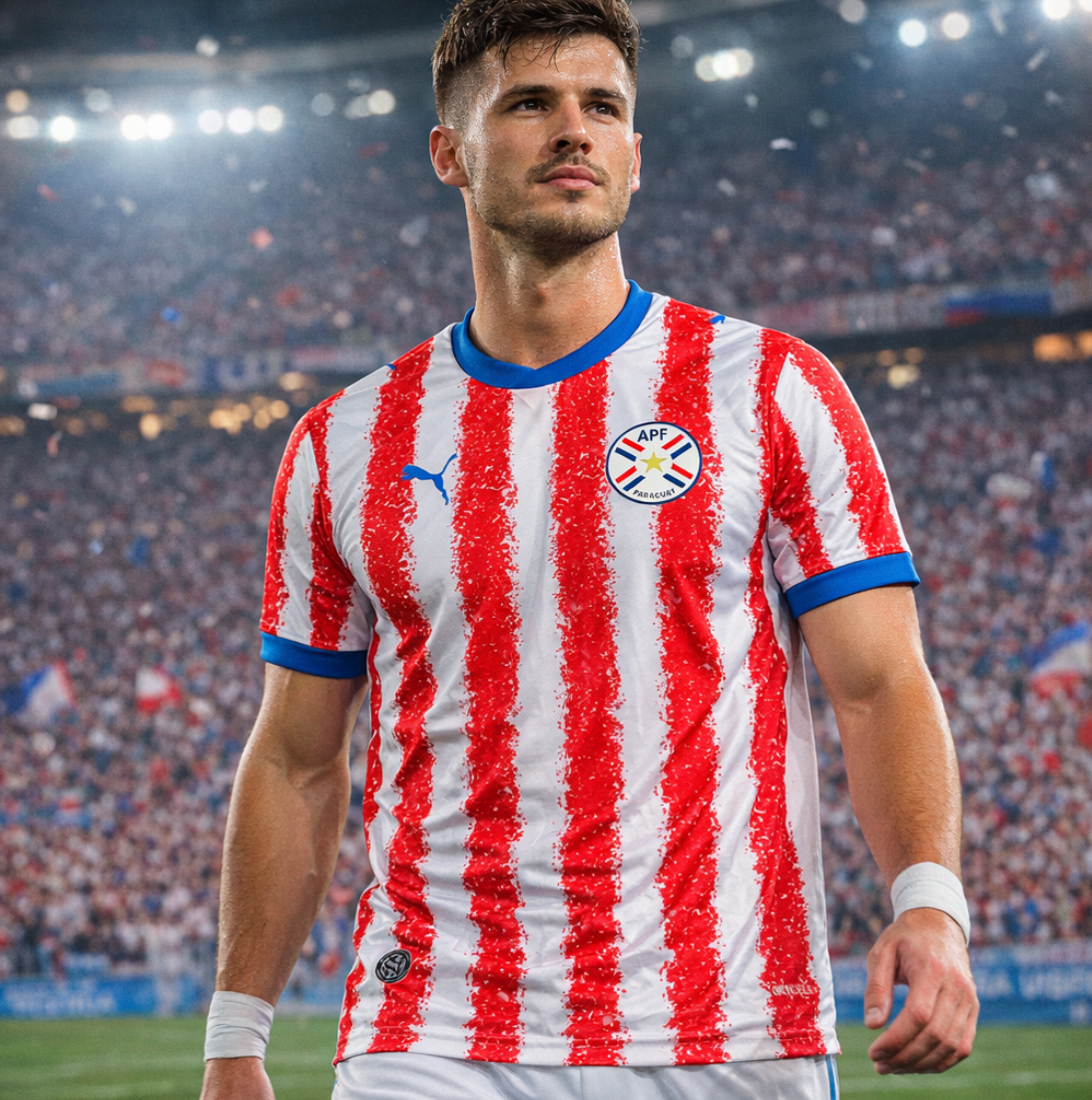 Paraguay World Cup kit 2026