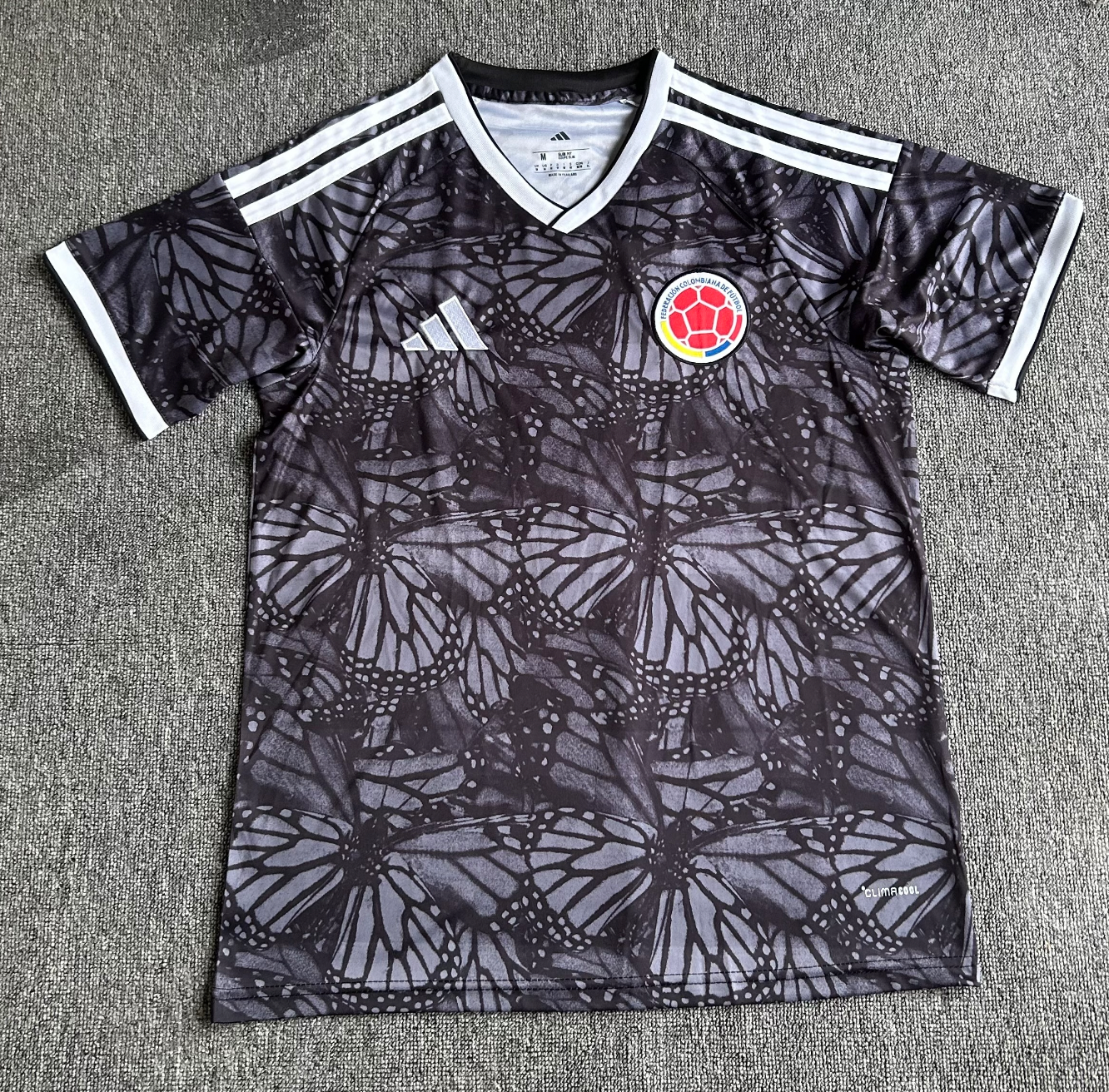 Colombia 2026 black butterfly jersey