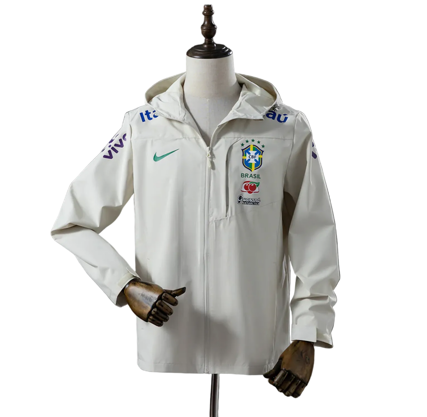 Brazil white  windbreaker Jacket