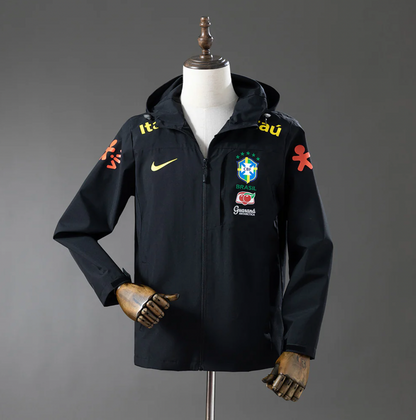 Brazil Black windbreaker Jacket