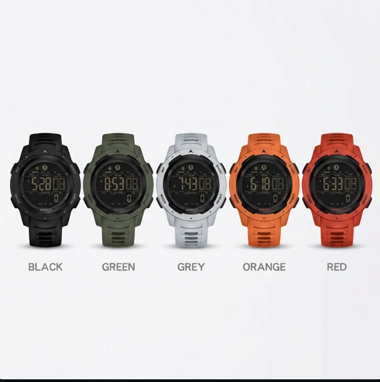 Essantials | Waterproof Military Pedometer Digital Watch