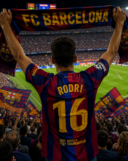 RODRI FC BARCELONA JERSEY