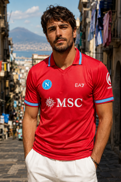 Napoli Third Kit Red Jersey 2026/2027