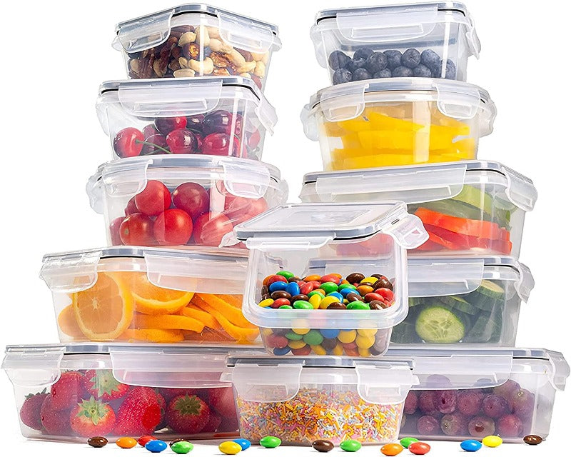 Airtight Food Storage Container Set (8, 12, 20 & 30 Piece), Nuovva