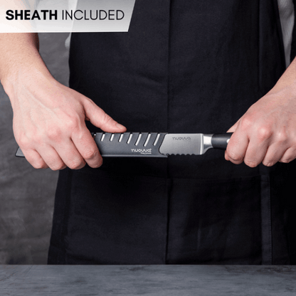8-Inch Stainless Steel Serrated Bread Knife, Nuovva