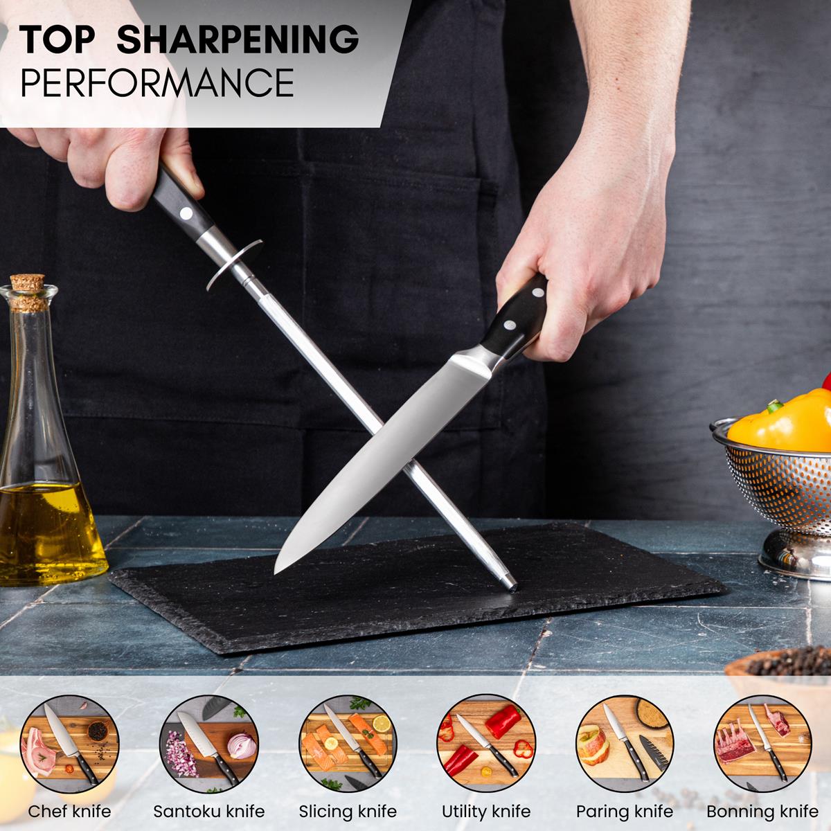 High Carbon Stainless Steel Kitchen Knife Set (4-Piece, 5-Piece & 6-Piece), Nuovva