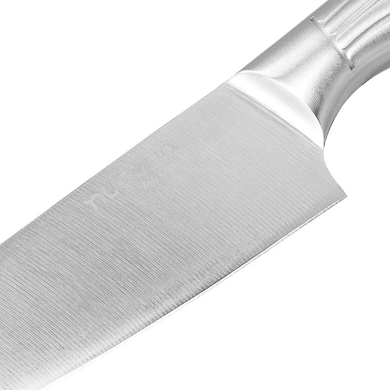 5-Piece Stainless Steel Kitchen Knife Set with Acrylic Block, Nuovva