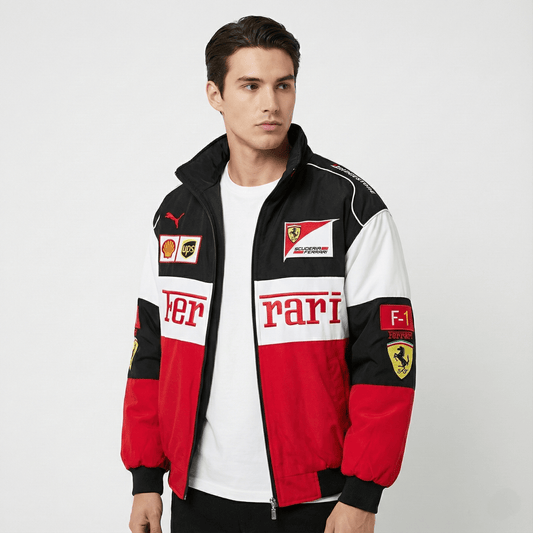 Rari F1-racerteamjakke – Scuderia Motorsports-zipjakke