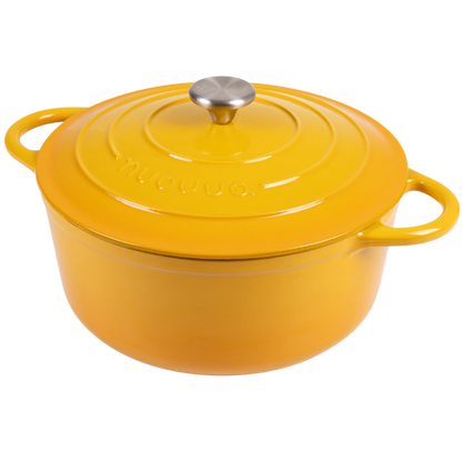 Enamelled Cast Iron Dutch Oven Casserole Pot, Nuovva
